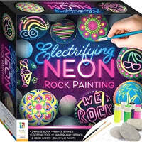 HINKLER ELECTRIFYING NEON ROCK PAINTING