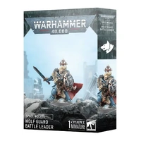 WARHAMMER 40K 53-31 SPACE WOLVES : WOLF GUARD BATTLE LEADER MINIATURE