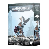 WARHAMMER 40K 53-35 SPACE WOLVES : NJAL STORMCALLER MINIATURE