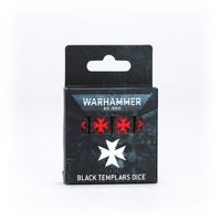WARHAMMER 40K 55-51 BLACK TEMPLARS DICE
