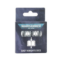 WARHAMMER 40K 57-15 GREY KHIGHTS DICE