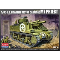 ACADEMY 13210 U.S.HOWITZER MOTOR CARRIAGE M7 PRIEST PLASTIC MODEL KIT TANK