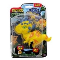 HTI STRETCHERZ STRETCH SQUAD DINOS YELLOW WITH BLUE HORNS