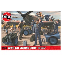AIRFIX A04702 WWII RAF GROUND CREW 1/48 PLASTIC MODEL KIT FIGURINGS