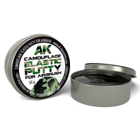 AK INTERACTIVE  AK8076 CAMOFLAGE ELASTIC PUTTY FOR AIRBRUSH (80G)