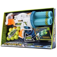 LANARD BALLIST-X TRI BLASTER WITH ROTATING BARRELS INCLUDES 9 FOAM BALLS