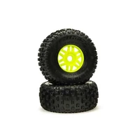 ARRMA ARA550068 DBOOTS FORTRESS TYRE GREEN 2 PIECES FOR MOJAVE 6S AR550068