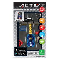 ACTIV RACER MOBILE PHONE ARCADE GAME - BLUE AND WHITE CAR - ANDRIOD COMPATIBLE