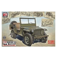 ASUKA 24-005S AMERICAN BANTAM RECONNAISSANCE CAR LIMITED EDITION 1/24 SCALE PLASTIC MODEL KIT