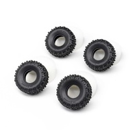 AXIAL AXI-3329 BOGGER TYRES WITH FOAM, 4 PIECES, SCX30