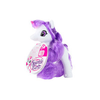 ZURU SPARKLE GIRLZ UNICORN WHITE WITH PURPLE HAIR 4.5INCH FIGURINE