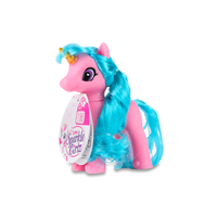 ZURU SPARKLE GIRLZ UNICORN PINK WITH TURQOISE HAIR 4.5INCH FIGURINE