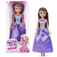 ZURU SPARKLE GIRLZ PRINCESS DOLL IN PURPLE DRESS 18 INCH