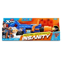 ZURU XSHOT INSANITY MOTORISED SMOKING BARRELL WITH 72 DARTS