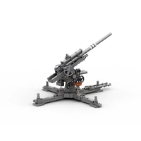 BUILD ARMY BA0036 88MM FLAK 36 WW2 GERMAN ARTILARY 1/33 SCALE MODEL BRICK KIT
