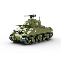 BUILD ARMY BA1001 M4 SHERMAN WW2 AMERICAN MEDIUM TANK  1/33 SCALE  MODEL BRICK KIT