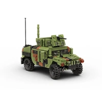 BUILD ARMY BAM000 HUMVEE M1151 COMBAT VEHICLE 1/33 SCALE MODEL BRICK KIT
