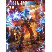 Border Model 1/12 Tesla Trooper Plastic Model Kit