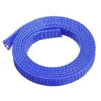 BRAIDED SLEEVE FOR CABLE ORGANISING 10MM TO 30MM X 1M BLUE NYLON