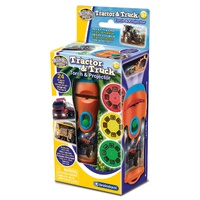 BRAINSTORM TOYS TRACTOR AND TRUCK TORCH & PROJECTOR