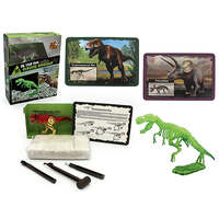 PLAY WILD DINOSAUR EXCAVATION KIT TRICERATOPS INCLUDES TOOLS, DINOSAUR FIGURINE AND GLOWING SKELETON