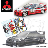 BODYWORX N082 LANCER WRC 190MM 1/10 BODY SHELL