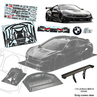 BODYWORX N119 BMW I8 LIBERTY WALK VERSION 200MM BODY SHELL 1/10