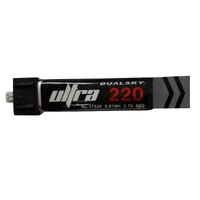 DUALSKY XP02201ULT 220MAH 1S 3.7V 50C LIPO BATTERY WITH UMX CONNECTOR