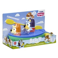 TOMY TOOMIES BLUEY AND BINGO PULL AND GO CANOE BATH TOY