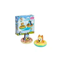 TOMY TOOMIES BLUEY AND BINGO BATH FLOAT TOYS
