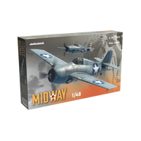 EDUARD 11166 MIDWAY DUAL COMBO F4F-3 AND F4F-4 WILDCAT 1/48 SCALE PLASTIC MODEL KIT PLANES