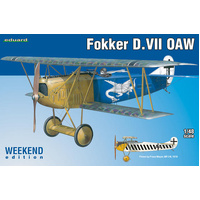 EDUARD 84155 FOKKER D.VII OAW 1/48 SCALE PLASTIC MODEL KIT PLANE