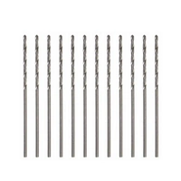 EXCEL 50069 HIGH SPEED TWIST DRILL BITS ( 0.7417 MM )– 12 DRILLS PER TUBE
