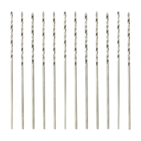EXCEL 50080 HIGH SPEED TWIST DRILL BITS ( 0.3429 MM )– 12 DRILLS PER TUBE