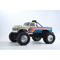 FMS 11023RSBG-BL FORD F100 BEIGE RS BRUSHLESS 2WD 1/10 SCALE RC MONSTER TRUCK - BLUE
