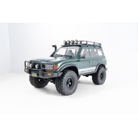 FMS FCX10P V2 LC80 PRO BRUSHLESS OVR TOYOTA LANDCRUISER 80 RS GREEN 1/10 SCALE REMOTE CONTROL ROCK CRAWLER REQUIRES BATTERY AND CHARGER