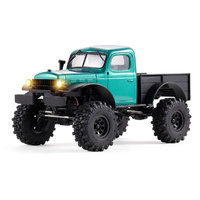 FMS FCX24 GREEN POWER WAGON 1/24 SCALE RC CUSTOMIZED BRUSHLESS READY TO RUN TRUCK FOR MUD MASTER RACING