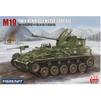 FOREART 2004 M19 TWIN 40MM GUN MOTOR CARRIAGE 1/72 SCALE PLASTIC MODEL KIT