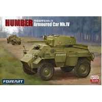 FOREART 2007 HUMBER ARMOURED CAR MK.IV 1/72 SCALE PLASTIC MODEL KIT