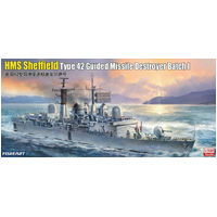 FOREART 3001 HMS SHEFFIELD TYPE 42 GUIDED MISSILE DESTROYER BATCH 1 1/350 SCALE PLASTIC MODEL KIT