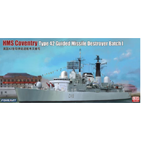 FOREART 3002 HMS COVENTRY TYPE 42 GUIDED MISSILE DESTROYER BATCH 1 1/350 SCALE PLASTIC MODEL KIT