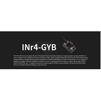 FLYSKY INR4-GYB RECEIVER 4 CHANNELS NOBLE NB4 GYRO RECEIVER  FOR FLYSKY NB4 NOBLE LITE NOBLE PRO RADIO TRANSMITTER AFHDS 3