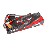 GENS ACE G-TECH 5300MAH 2S 7.4V 60C HARDCASE / HARDWIRED LIPO BATTERY - 1T03 [ GEA532S60T3GT ]