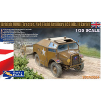 GECKO MODELS 35GM0064 BRITISH WWII TRACTOR 4X4 FIELD ARTILLERY (C8 MK.II EARLY) 1/35 SCALE PLASTIC MODEL KIT