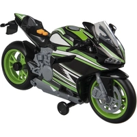 TEAMSTERZ STREET MOVERZ GREEN WHEELIE BIKE WITH LIGHT AND SOUND