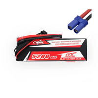 CNHL HC5201003EC5 RACING SERIES 5200MAH 11.1V 3S 100C HARD CASE LIPO BATTERY WITH EC5 PLUG