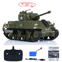 Heng Long 1/30 M4 Sherman / M26 Pershing RC Battle Tank – American WW2 Tanks