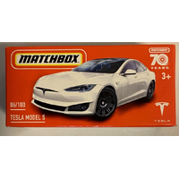 MATCHBOX HLD62 TESLA MODEL S 86 OF 100 MATCHBOX 70 YEARS