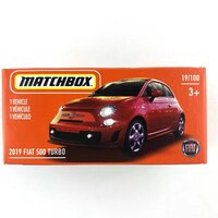 MATCHBOX HLF08 2019 FIAT 500 TURBO 16 OF 100 MATCHBOX 70 YEARS