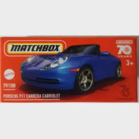MATCHBOX HLF19 PORSCHE 911 CARRERA CABRIOLET 79 OF 100 MATCHBOX 70 YEARS